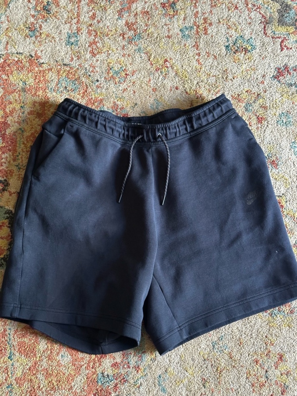 Nike Men's Black Tech Athletic Drawstring Shorts